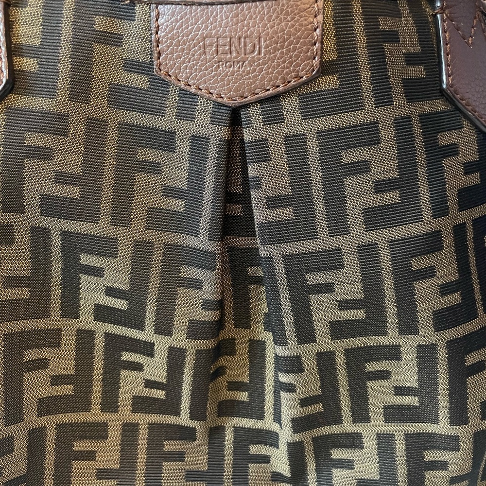 Vintage Fendi Zucca FF logo tote handbag - Picture 3 of 15